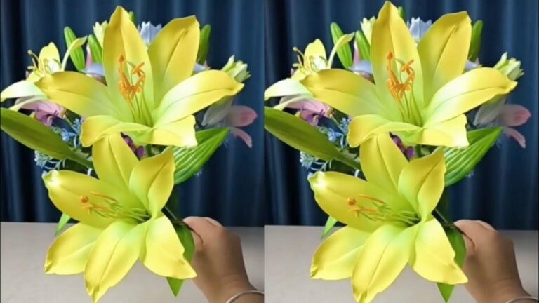Questo semplice gesto trasforma il tuo soggiorno con un bouquet di gigli…