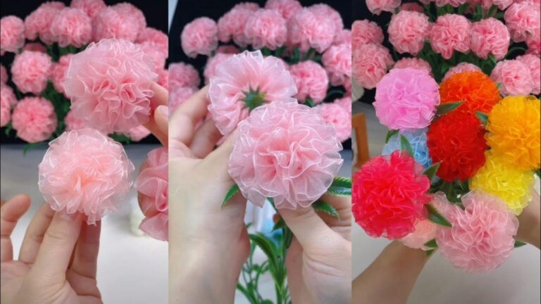 Questo semplice gesto trasforma il tessuto in fiori morbidi… Scopri come creare magie!