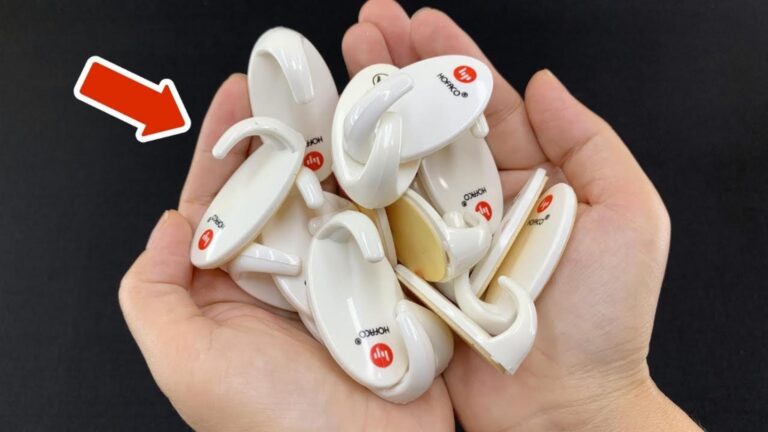 Un trucco geniale per trasformare la tua casa con ganci adesivi…