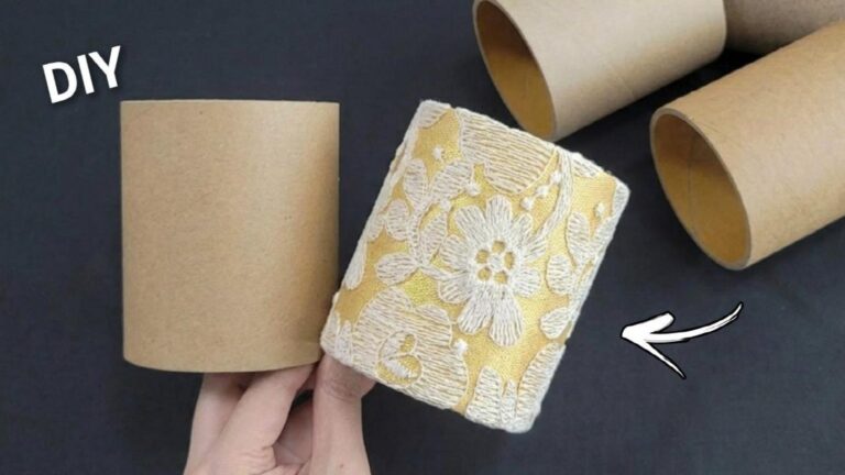 Questo semplice gesto trasforma il cartone in un fantastico elemento d’arredo…