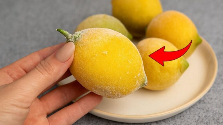 Questo semplice gesto con i limoni congelati ti cambierà l’estate…