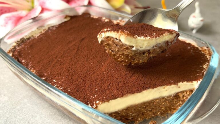 Questo dolce al cucchiaio trasforma banane e avena in un tiramisù da urlo…