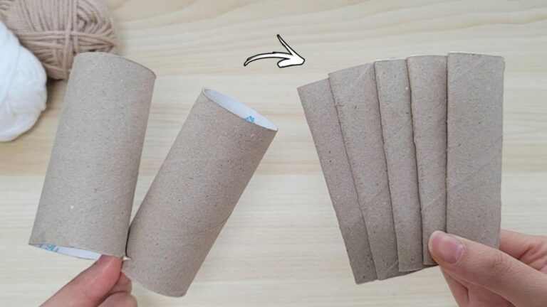 Un vecchio trucco per trasformare i rotoli della carta igienica in un cestino sorprendente…