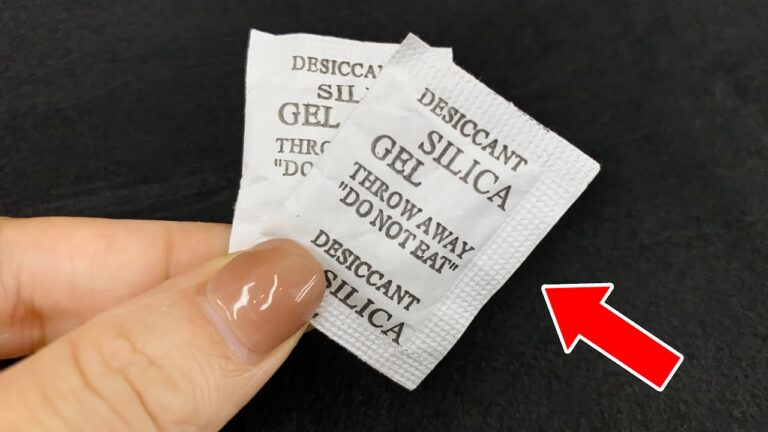 12 Modi Geniali per Riutilizzare le Bustine di Silice e Rispparmiare!