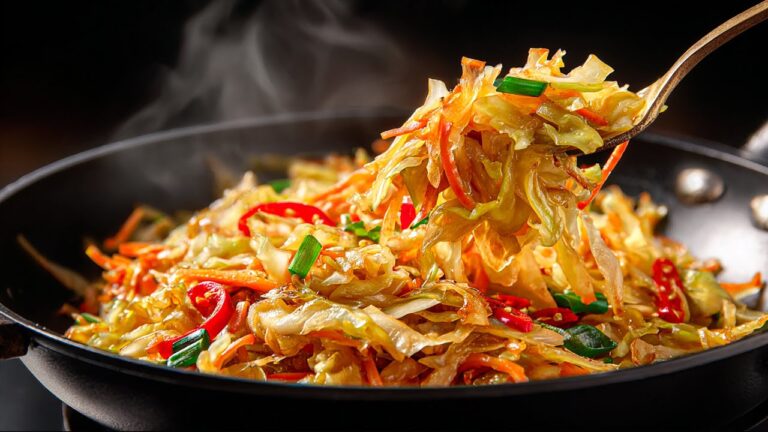 5 motivi per cui il Cabbage Stir Fry è più buono della carne! Scopri la ricetta facilissima!