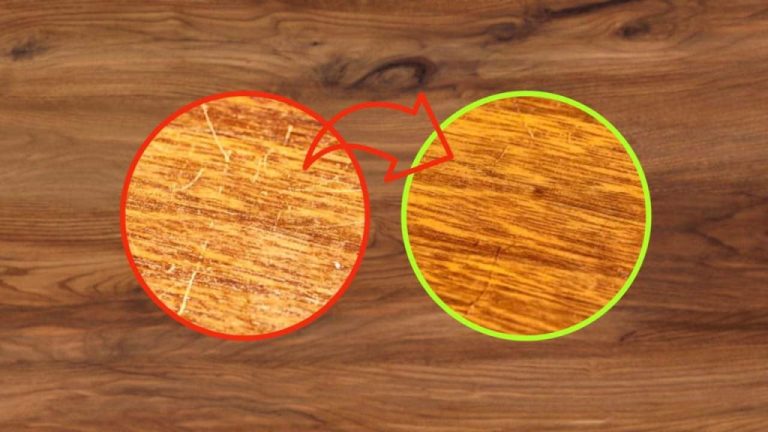 Ecco come rimuovere tutte le righe dai mobili in legno: bastano 2 ingredienti!