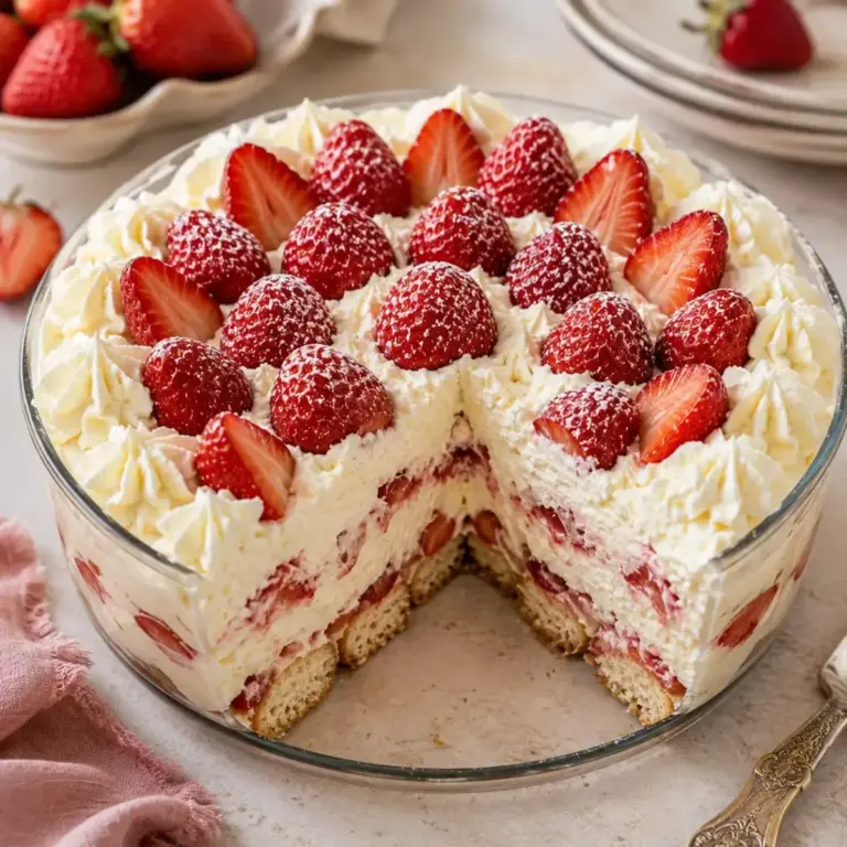 Charlotte di Fragole Senza Cottura: il Segreto per un Dolce Fresco e Facile