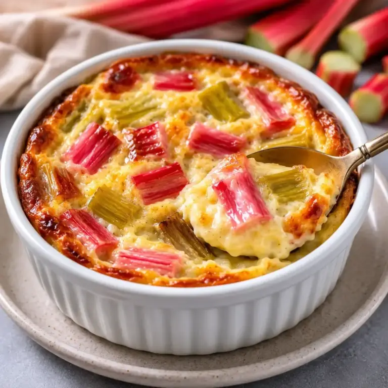 Clafoutis di Rabarbaro: il dolce semplice e goloso che conquisterà tutti