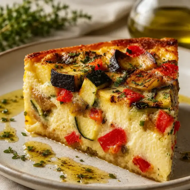 Flan Provenzale con Verdure del Sole: la ricetta semplice e gustosa