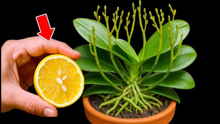 Scopri come 1 fetta di limone può far rifiorire la tua orchidea!