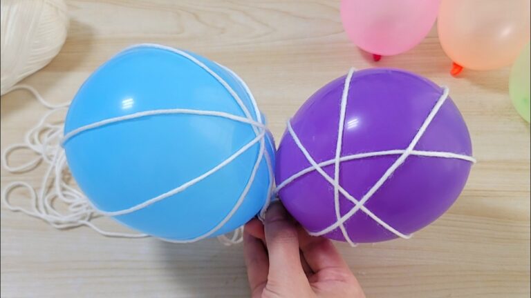 5 Idee DIY sorprendenti con palloncini e filo per decorare la tua casa!
