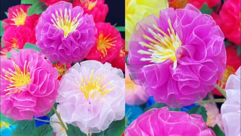 5 Passi Facili per Creare Fiori di Stoffa Morbidi e Bellissimi