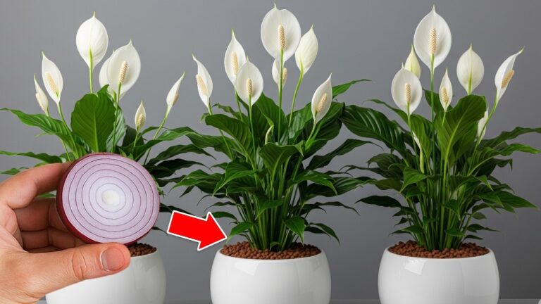 Scopri 1 trucco per far fiorire il tuo Anthurium con una semplice cipolla!