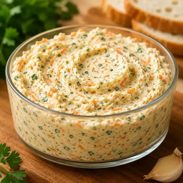 Crema di Formaggio Fresco, Carote e Erbe: il segreto per un antipasto goloso